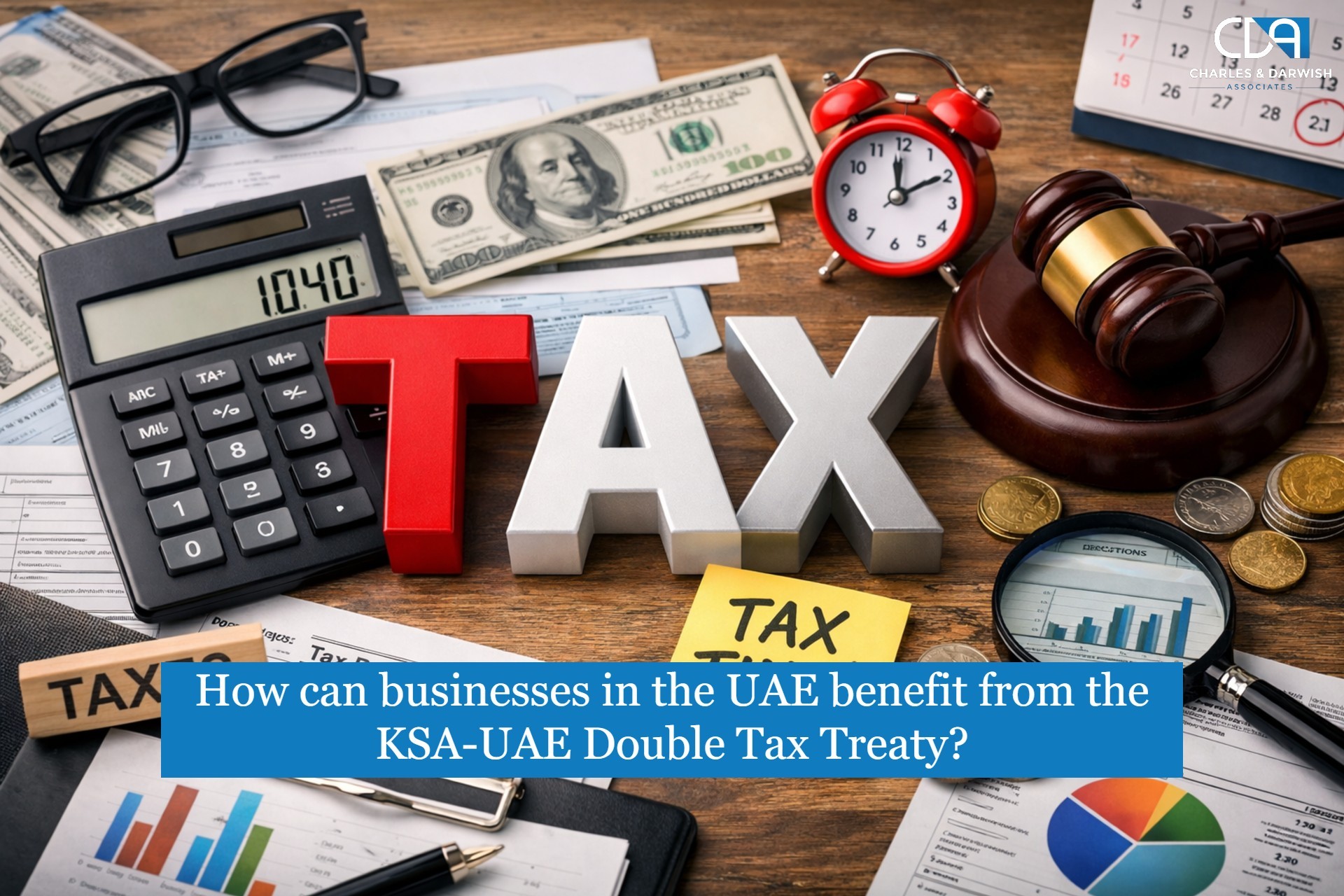 How can businesses in the UAE benefit from the KSA-UAE Double Tax Treaty